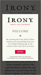 Mobile Screenshot of ironywine.com